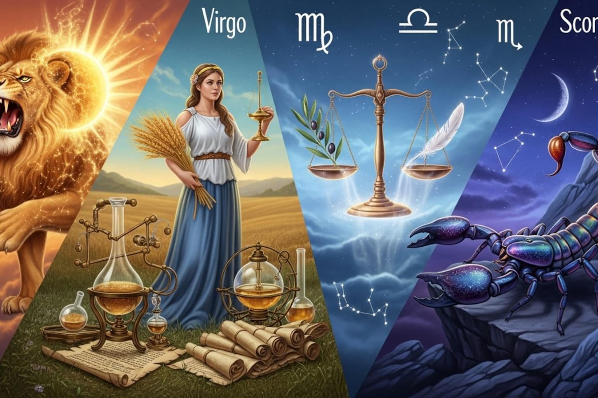 सिंह, कन्या, तूळ, वृश्चिक साप्ताहिक राशीभविष्य; तिसरा आठवडा आनंदाचा पण.. सिंह, कन्या, तूळ, वृश्चिक साप्ताहिक राशीभविष्य; तिसरा आठवडा आनंदाचा पण..