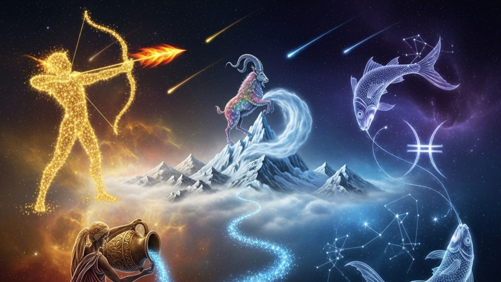 Weekly Horoscope: धनू, मकर, कुंभ, मीन राशींचे साप्ताहिक राशीफळ; खूप मेहनत आणि संघर्षानंतरच..