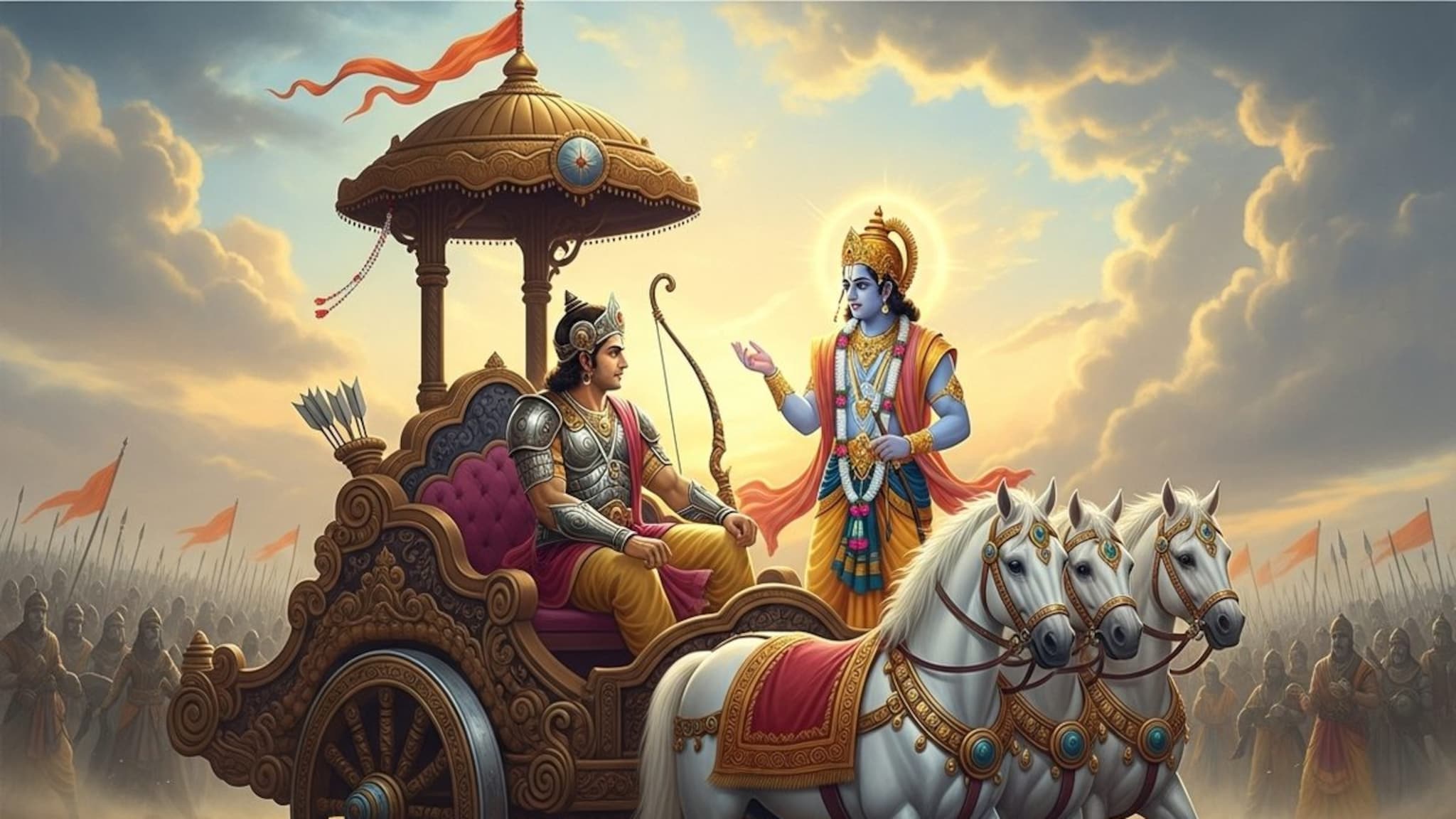 Geeta Tips: धावपळीचं आयुष्य झालंय नुसतं! मानसिक शांती-आनंद मिळवण्यासाठी गीतेतील या गोष्टी उपयुक्त