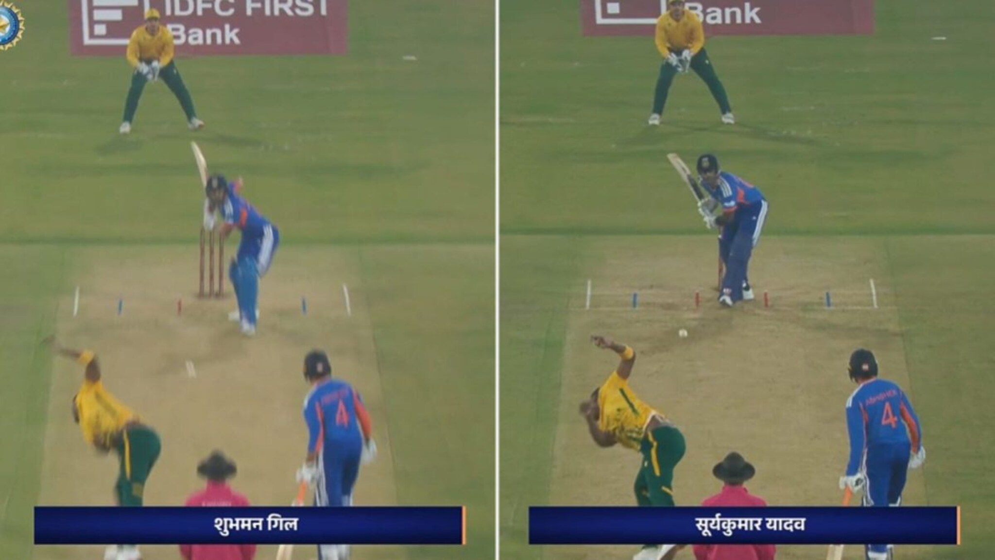 IND vs SA : 10 रन दिले, षटकारही मारू दिला, बोलरने जाळं फेकलं,सूर्या बरोबर ट्रॅपमध्ये अडकला, सेम शुभमन स्टाईल आऊट