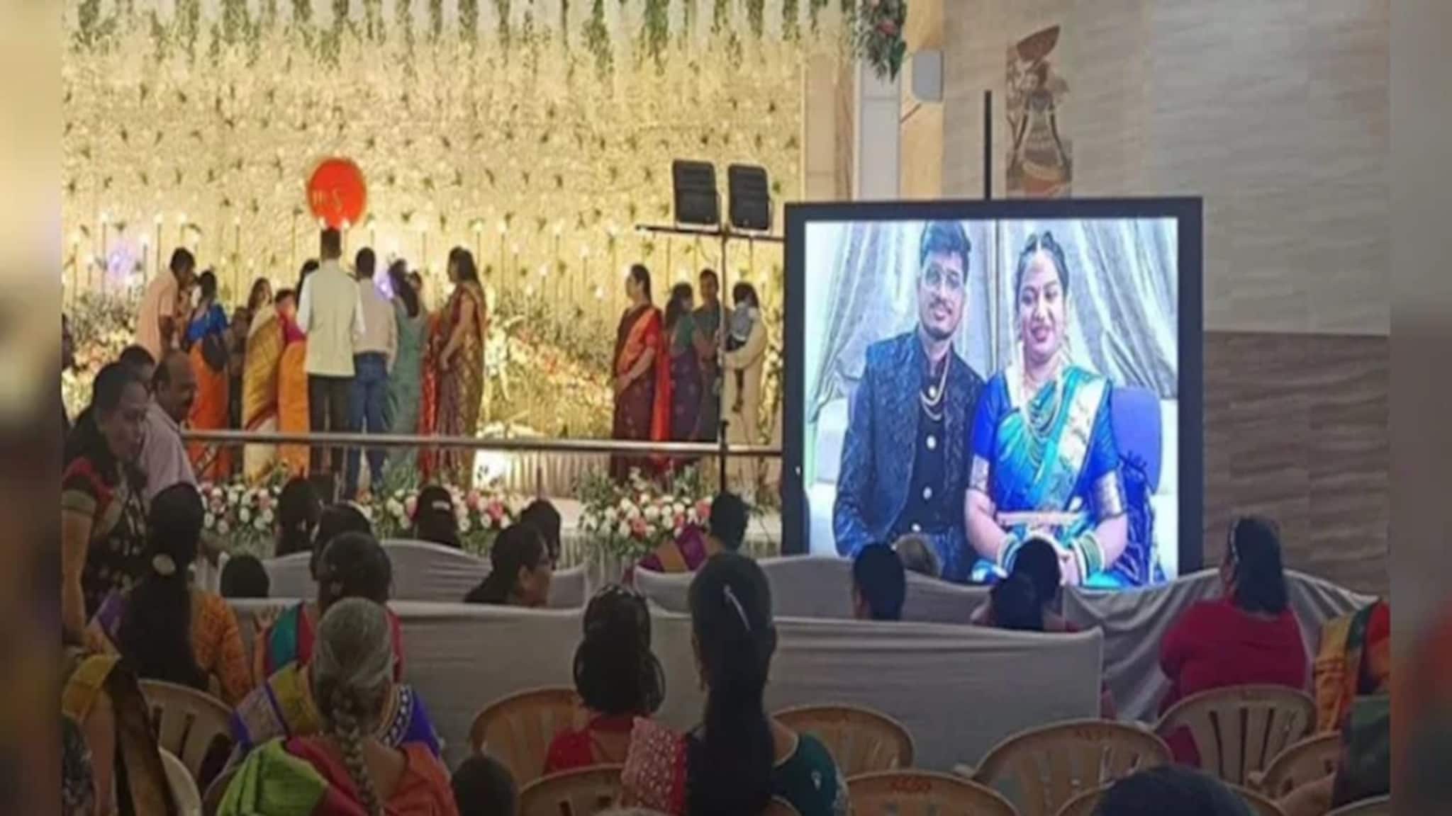 बोंबला! Indigo Flight रद्द, नवरा-नवरी अडकले; रिसेप्शनला पोहोचण्यासाठी लढवली भारी शक्कल