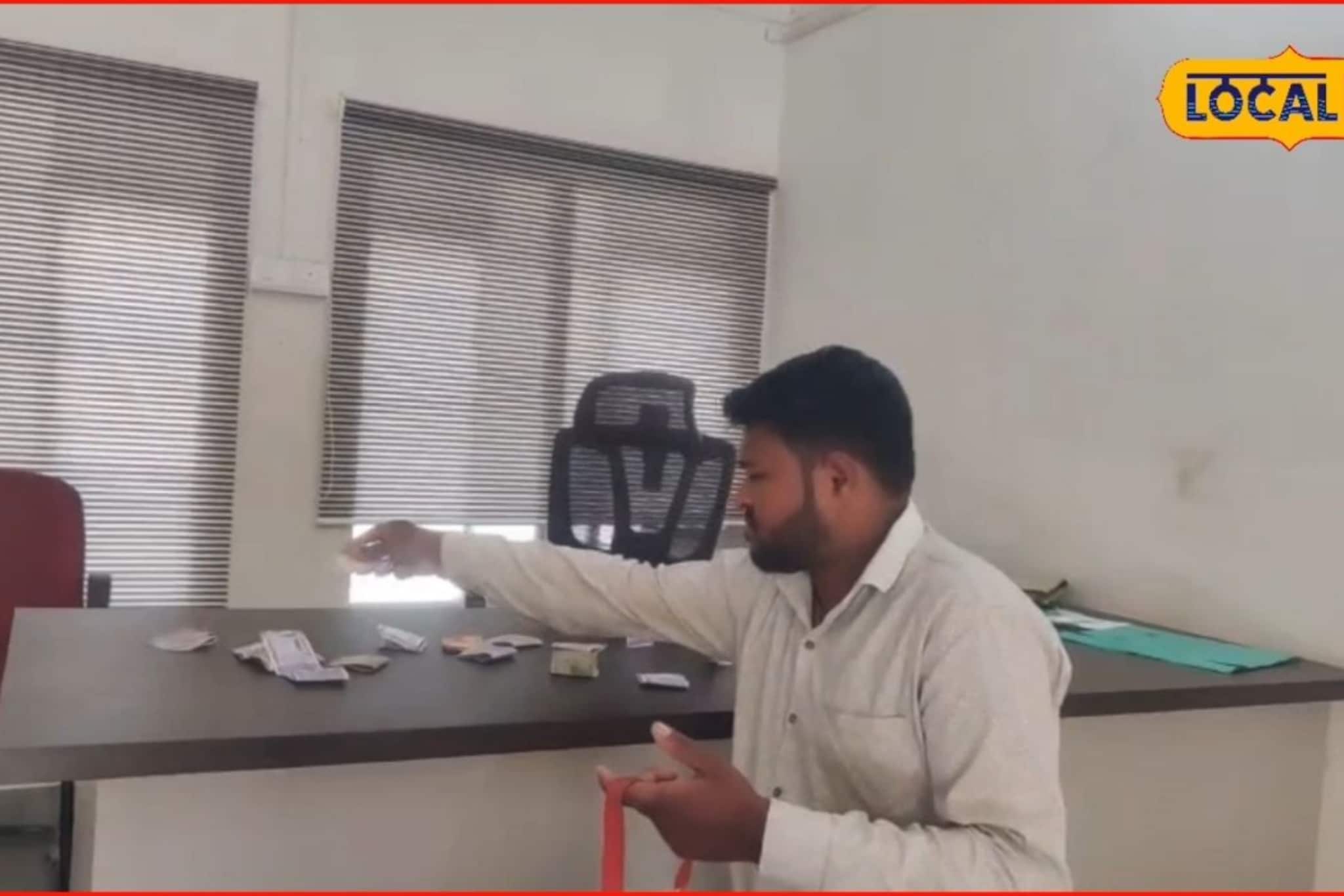 तहसीलदाराच्या टेबलावर पैशाचा पाऊस, जालन्यात खळबळ, नेमकं काय घडलं? Video
