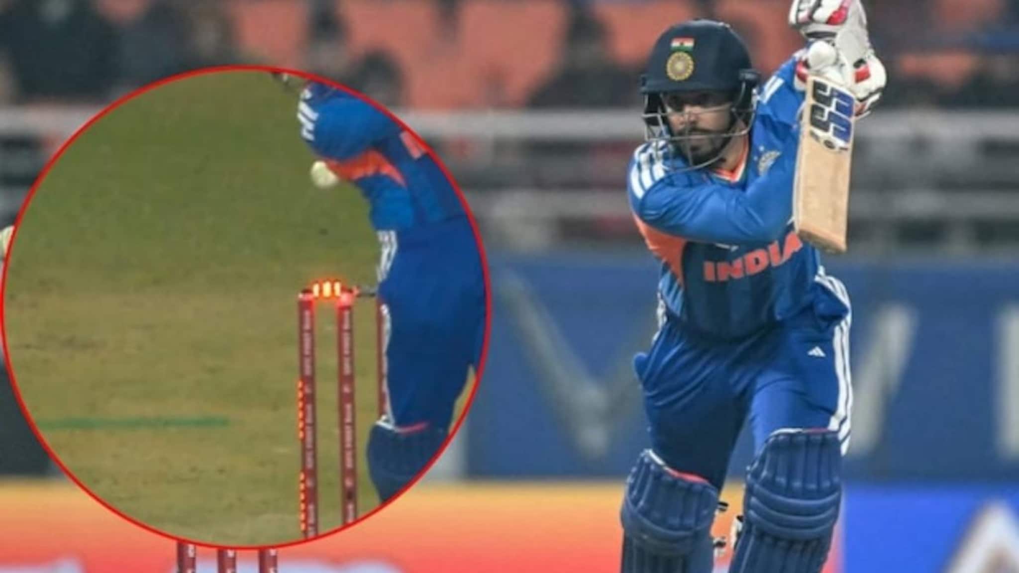 IND vs SA : बेल्सला बॉल लागला, लाईटही लागली, तरी जितेश आऊट नाही... मैदानात मोठा ड्रामा