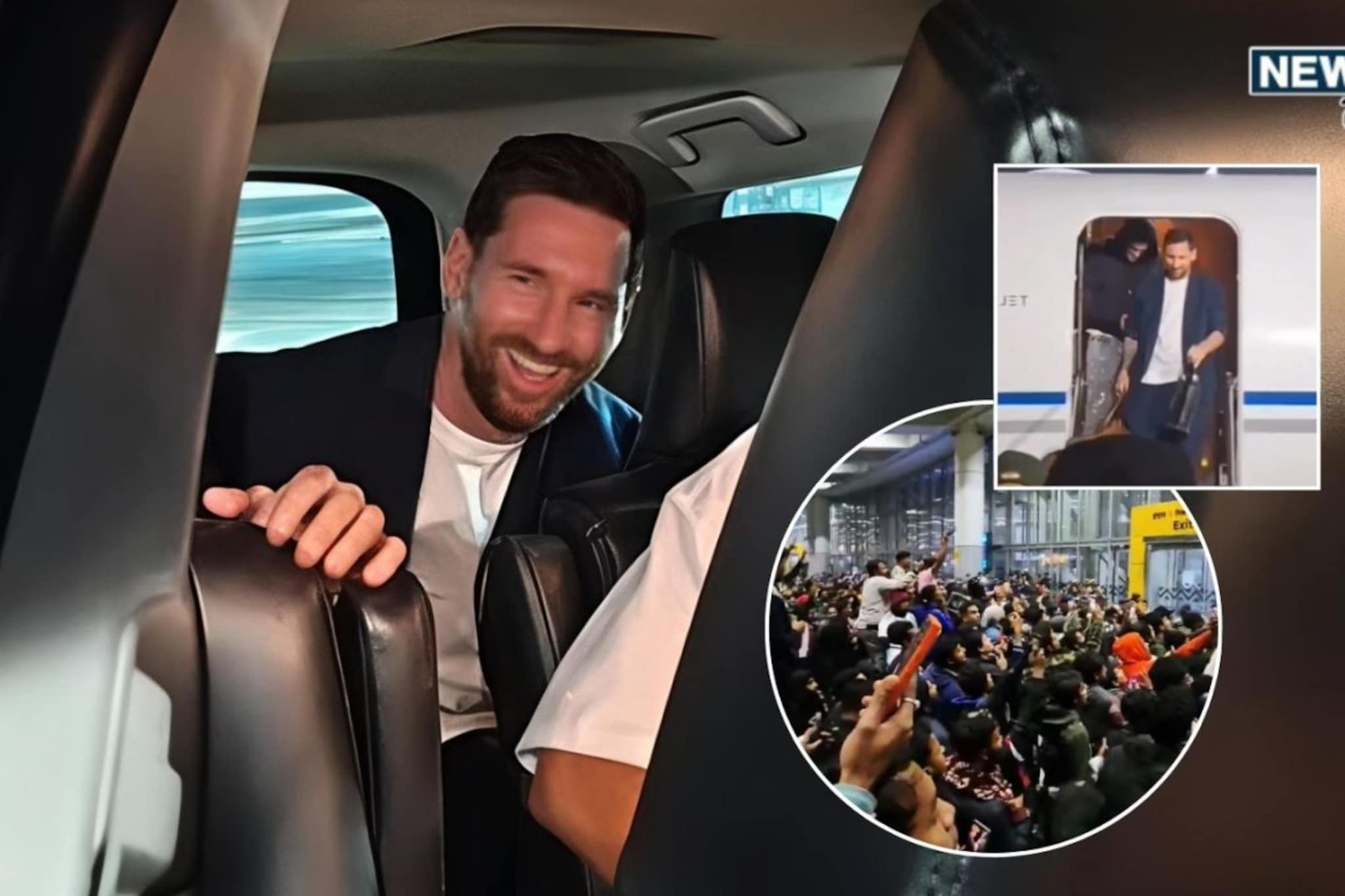 मेस्सीची भारतात एन्ट्री! एअरपोर्टवर रात्री 1:30 वाजता काय काय घडलं?