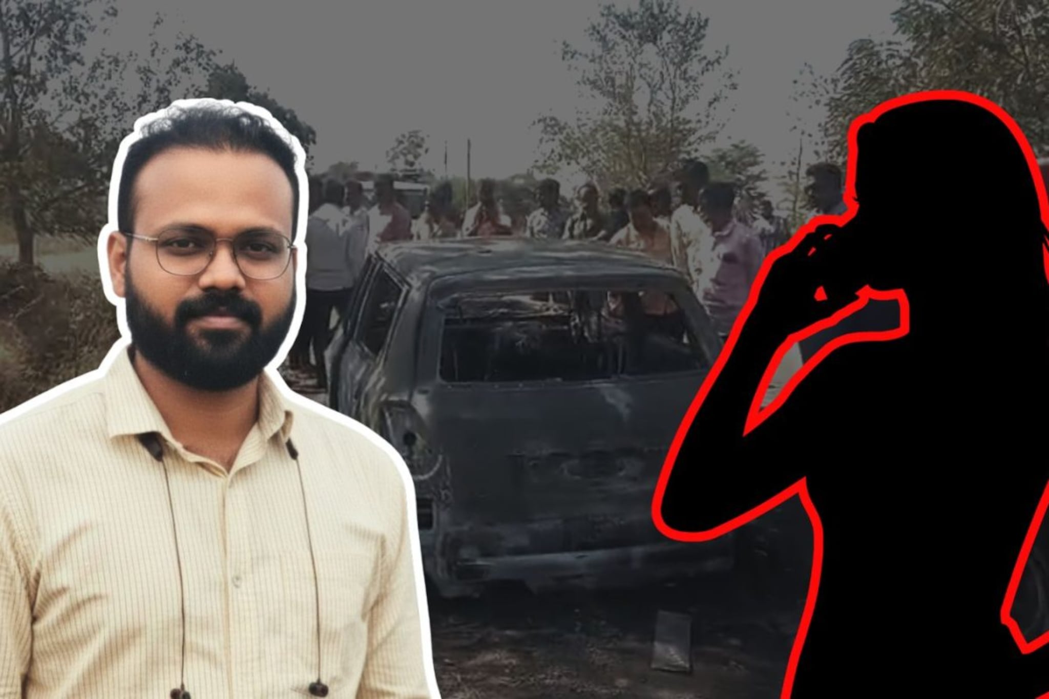 'ती' कोण? लातूर कार जळीत कांडातला गणेश एका मेसेजमुळे सापडला, मृत व्यक्तीची ओळखही