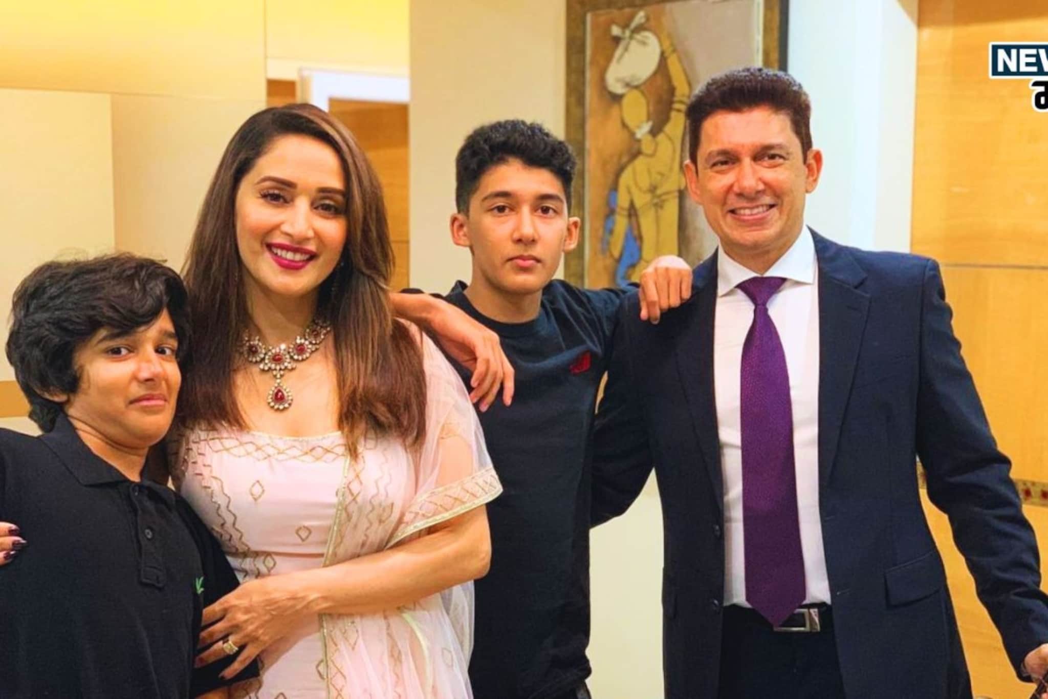 माधुरी अ‍ॅक्ट्रेस, नवरा डॉक्टर, 'धकधक गर्ल'ची 2 मुलं करतात काय?