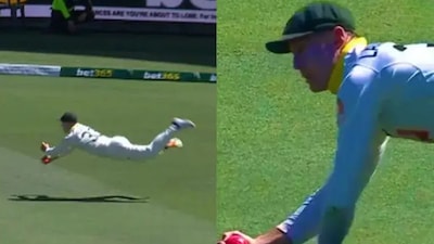 हा कॅच नाही, चमत्कार आहे! मार्नस लाबुशेनने पकडला ऍशेस इतिहासातला Greatest Catch