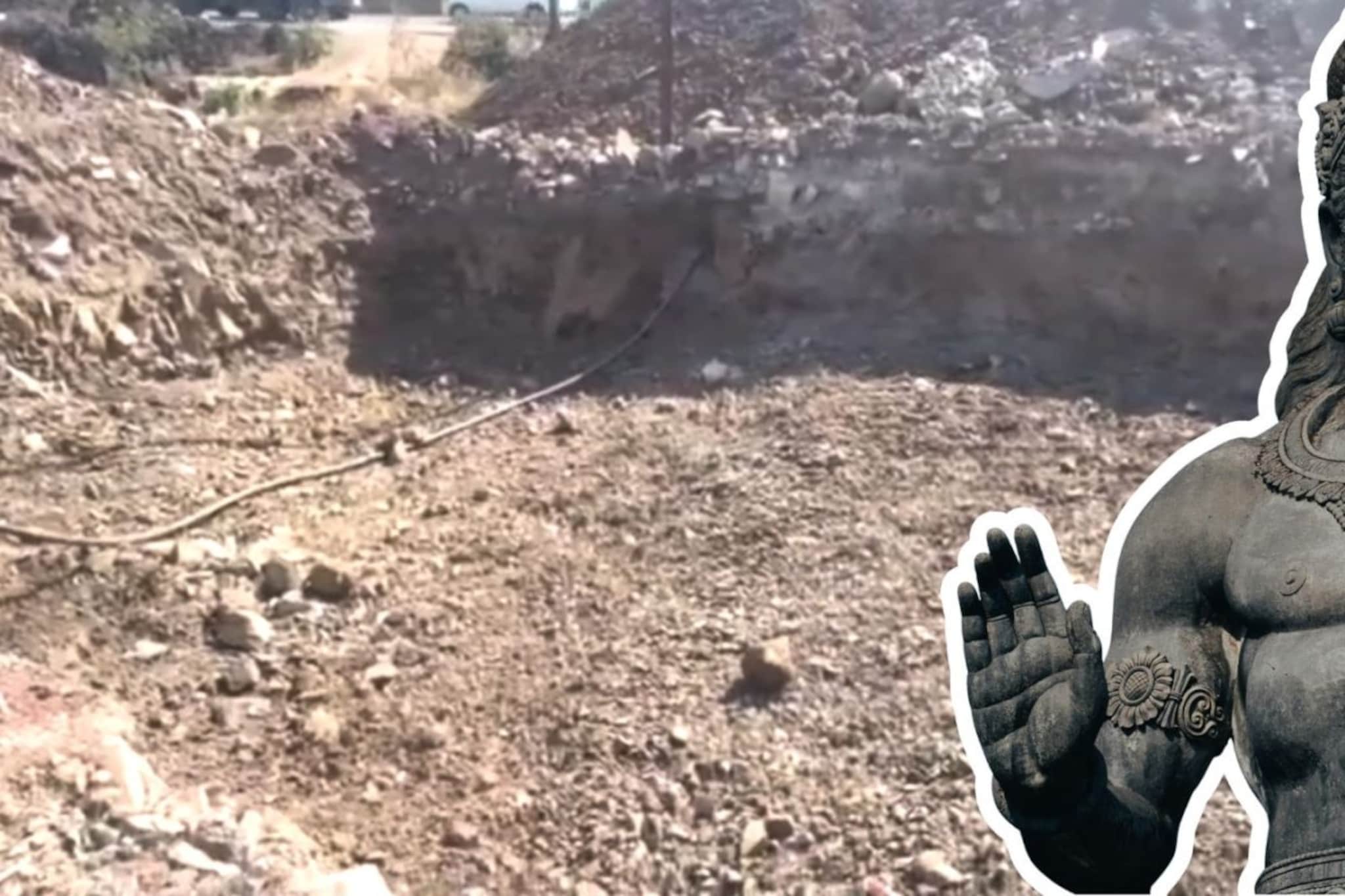 हनुमान मंदिरासाठी खोदकाम सुरू असताना सापडली प्राचीन मूर्ती, पहिले PHOTOS