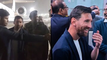 मेस्सीची भारतात एन्ट्री! एअरपोर्टवर रात्री 1:30 वाजता काय काय घडलं? मेस्सीची भारतात एन्ट्री! एअरपोर्टवर रात्री 1:30 वाजता काय काय घडलं?