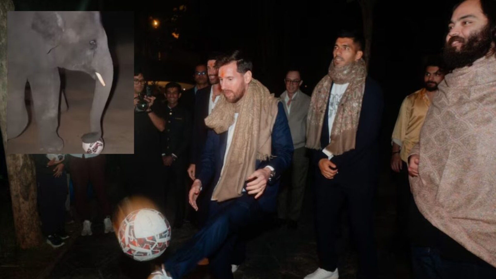 गोल...! 'वनतारा'मध्ये हत्तीसोबत फुटबॉल खेळण्यात मेस्सीही रमला, VIDEO