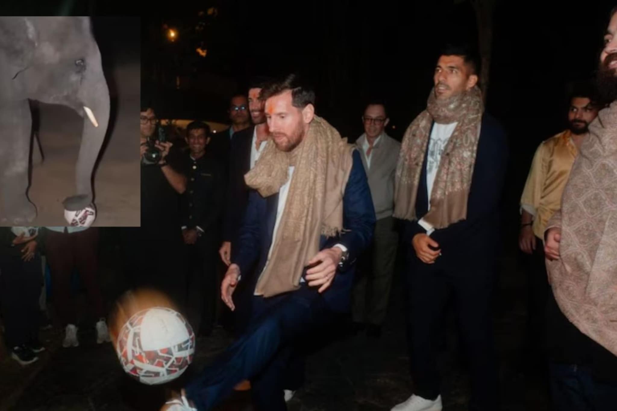 गोल...! 'वनतारा'मध्ये हत्तीसोबत फुटबॉल खेळण्यात मेस्सीही रमला, VIDEO गोल...! 'वनतारा'मध्ये हत्तीसोबत फुटबॉल खेळण्यात मेस्सीही रमला, VIDEO