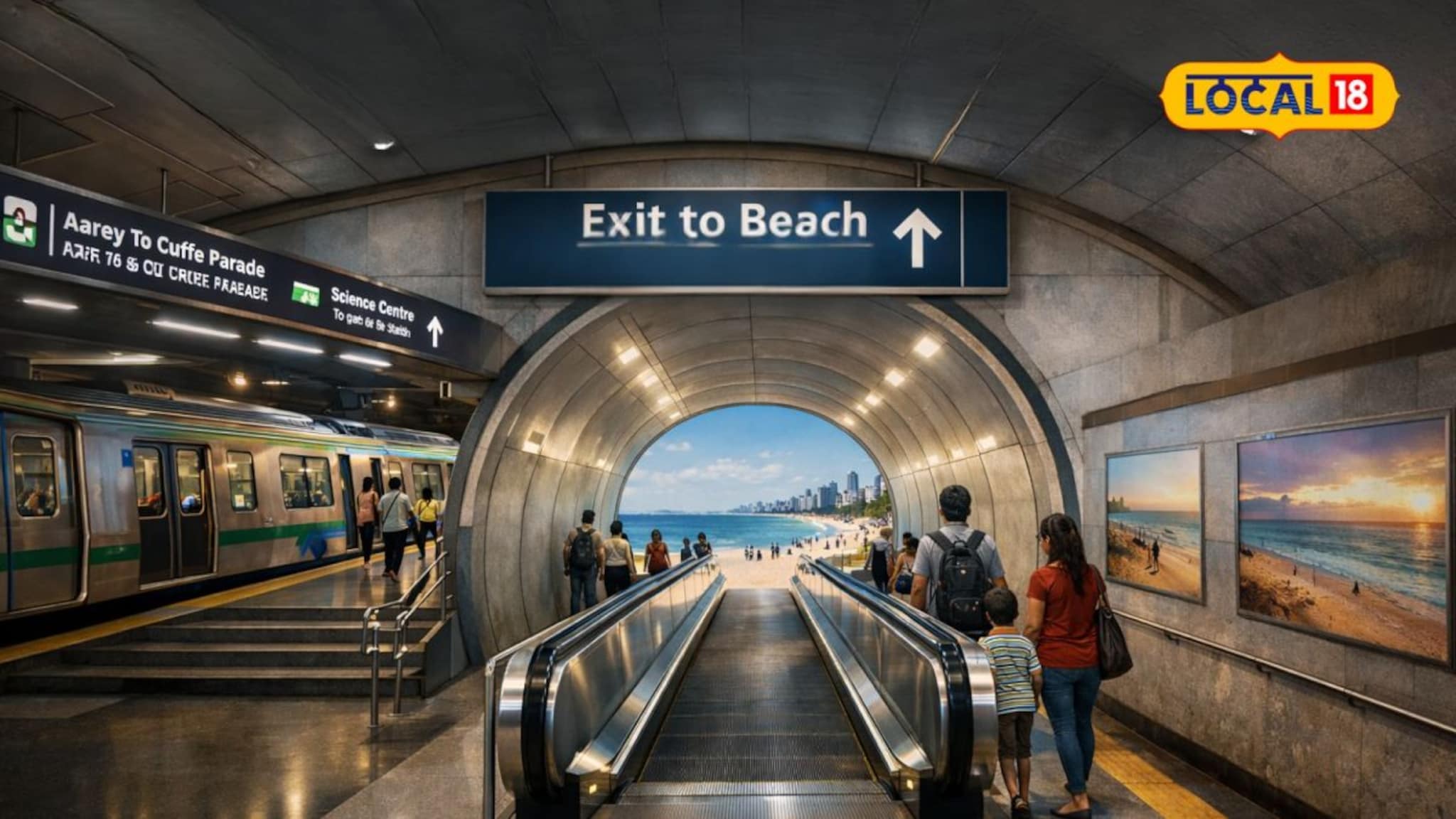 Mumbai Metro : मुंबईतील मेट्रो प्रवाशांसाठी गुड न्यूज, विज्ञान केंद्र स्थानकातून गाठा थेट बीच, असं आहे प्लॅन