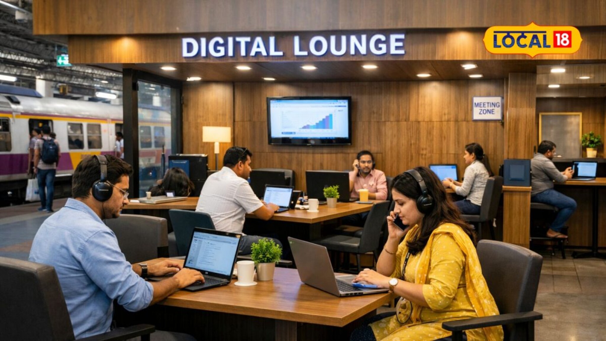 लोकलचा खोळंबा झाला? आता नो टेन्शन, स्टेशनवरच करता येणार ऑफिसचं काम, पाहा कसं?