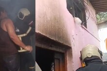 Mumbai: घरात आग लागली, अग्निशमन दलाला करत होता मदत; पण अचानक हरीशंकर जमिनीवर कोसळला