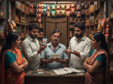 दीपाली, मेघा अन् हनुमंत दुकानात घुसतात, मग सुरू करतात खरा खेळ! मुंबईकरांनो तुमच्यासोबतही झालाय का हा फ्रॉड? (AI Image) दीपाली, मेघा अन् हनुमंत दुकानात घुसतात, मग सुरू करतात खरा खेळ! मुंबईकरांनो तुमच्यासोबतही झालाय का हा फ्रॉड? (AI Image)