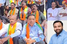 RSS च्या बालेकिल्ल्यात भाजपकडून आयारामांना पायघड्या, इच्छुक निष्ठावंत संतापले, सावरकरांच्या पुतळ्यासमोर आंदोलन