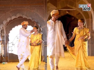 लग्नच नाही, जेजुरी दर्शनासाठीही हटके ब्लाऊज, त्या स्पेशल डिझाइनची होतेय चर्चा लग्नच नाही, जेजुरी दर्शनासाठीही हटके ब्लाऊज, त्या स्पेशल डिझाइनची होतेय चर्चा