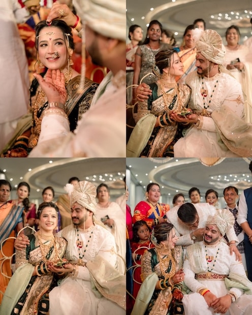 'स्वराज्यरक्षक संभाजी' मालिकेमुळे प्रेक्षकांच्या मनात घर करून राहिलेली अभिनेत्री प्राजक्ता गायकवाड हिचे व्यावसायिक शंभुराज खुटवड यांच्याशी २ डिसेंबर रोजी लग्न झाले. या शाही विवाहसोहळ्यातील प्रत्येक विधीची सध्या जोरदार चर्चा आहे.