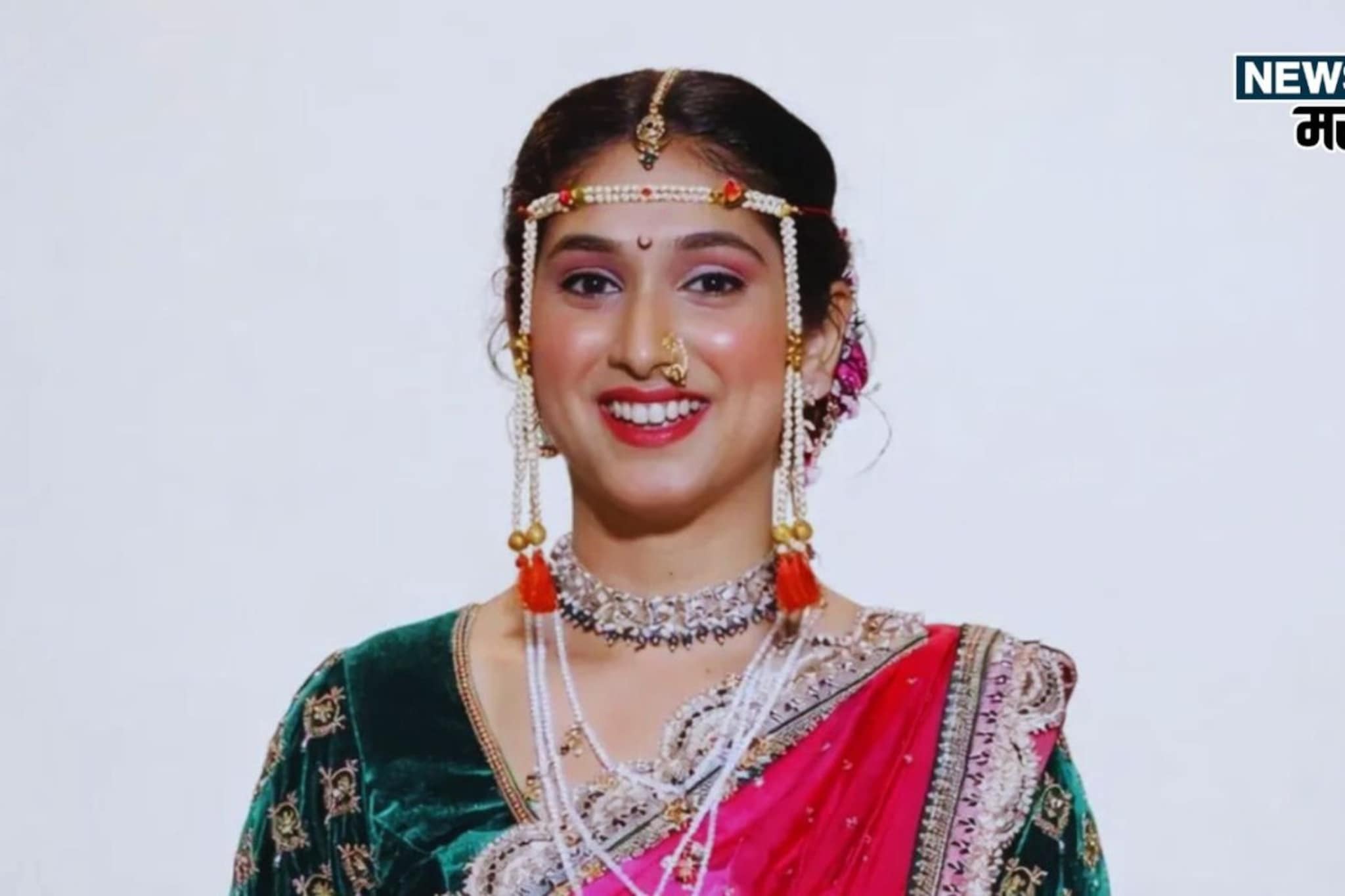 नऊवारी साडी, हिरवा चुडा! प्रियदर्शनी इंदलकरनं गुपचूप उरकलं लग्न? PHOTO व्हायरल