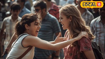 मैत्रिणीनेच तरुणीचा चाकूने गळा चिरला (AI Image) 