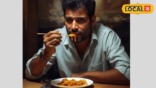 ताटात पाणी उडाल्याने वाद (AI Image) 