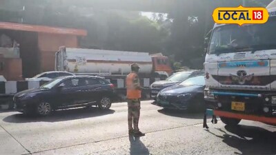 बोरघाटात वाहतूक कोंडी 