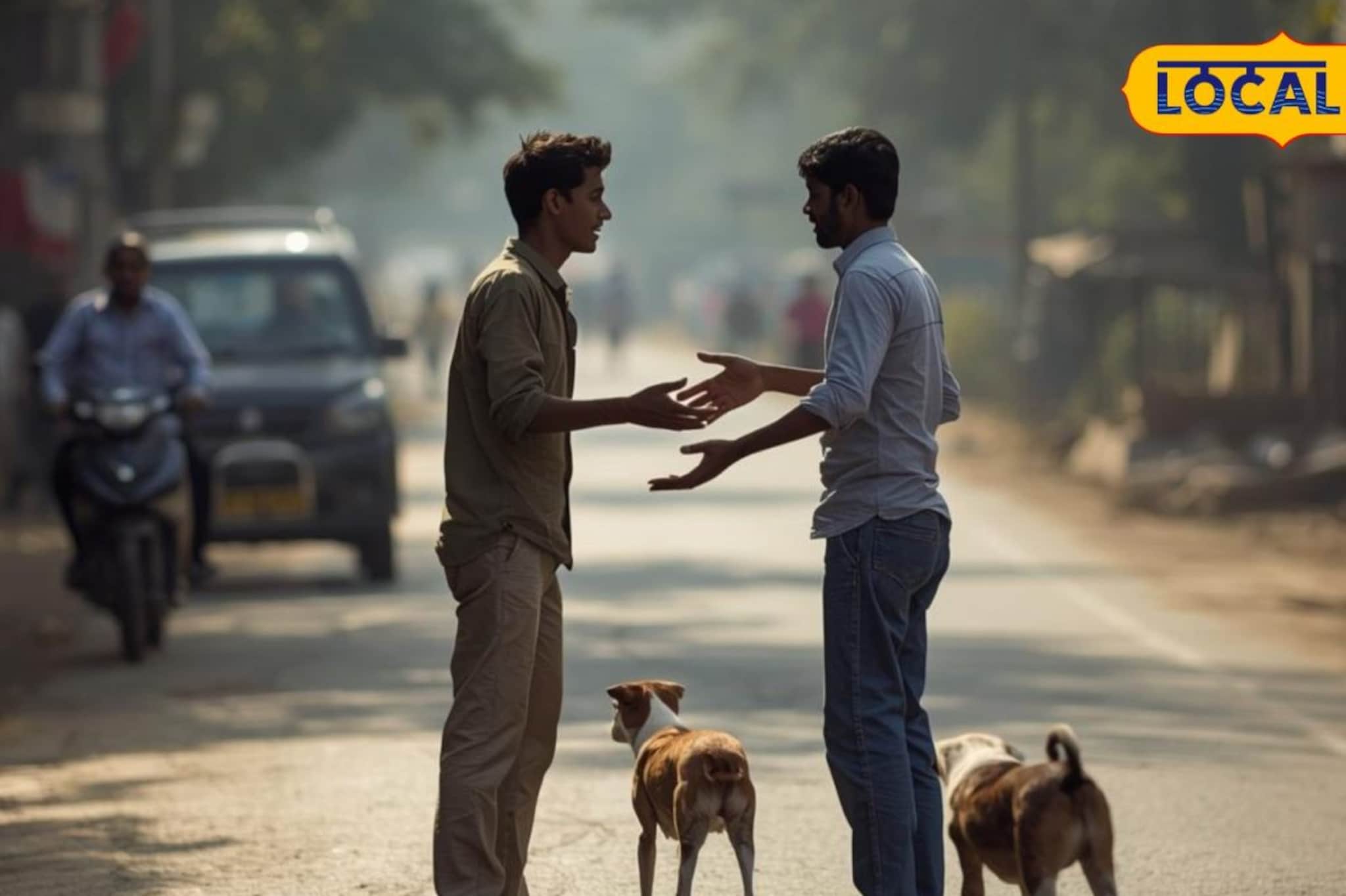 कुत्र्यासाठी एकमेकांशी भिडले पुण्यातील तरुण; दगड, दांडक्याने जीवघेणा हल्ला