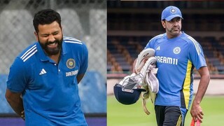 r ashwin reaction on rohit sharma video