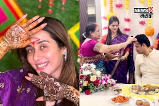 एकीकडे केळवण दुसरीकडे मेहंदी, तेजस्विनी लोणारी - समाधानची लगीन घाई, PHOTO