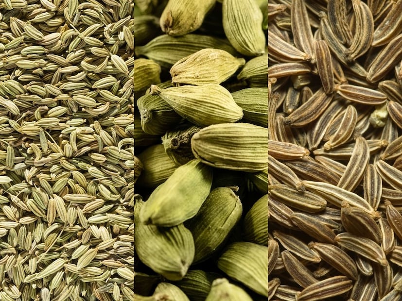 आता किचनमधील हे पदार्थ कोणते तर बडीशेप, जिरं आणि छोटी वेलची. 4 वेलची, एक चमचा बडिशेप, एक चमचा जिरे, 300 मिली म्हणजे एक ग्लास पाणी इतकं तुम्हाला लागणार आहे.