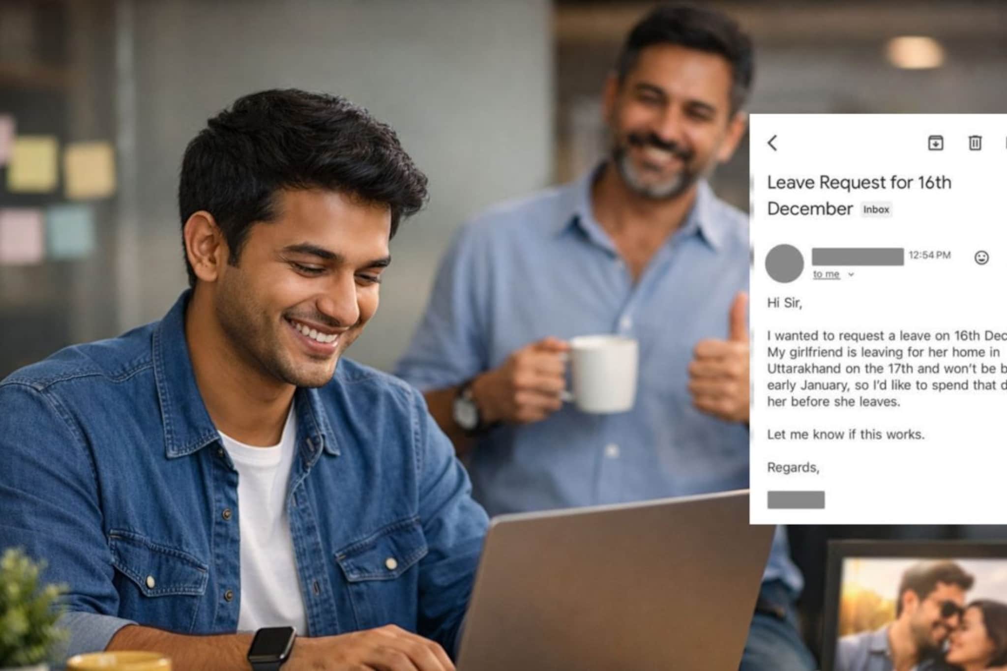 मला सुट्टी हवी,गर्लफ्रेंडसोबत...;मॅनेजरने असे उत्तर दिले की कोणाला विश्वास बसेना मला सुट्टी हवी,गर्लफ्रेंडसोबत...;मॅनेजरने असे उत्तर दिले की कोणाला विश्वास बसेना