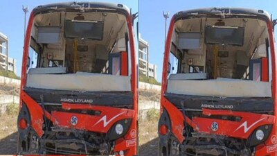 20 Students, 5 Teachers Injured in Manchar State Transport Bus Crash