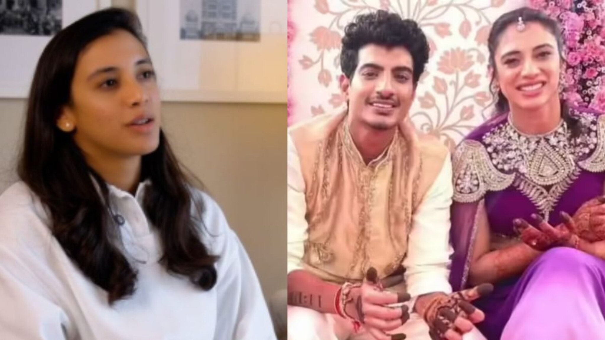 Smriti Mandhana : चेहऱ्याचा रंग उडाला, डोळे खूप काही सांगून गेले, लग्न पोस्टपोन झाल्यानंतर स्मृतीचा पहिला VIDEO