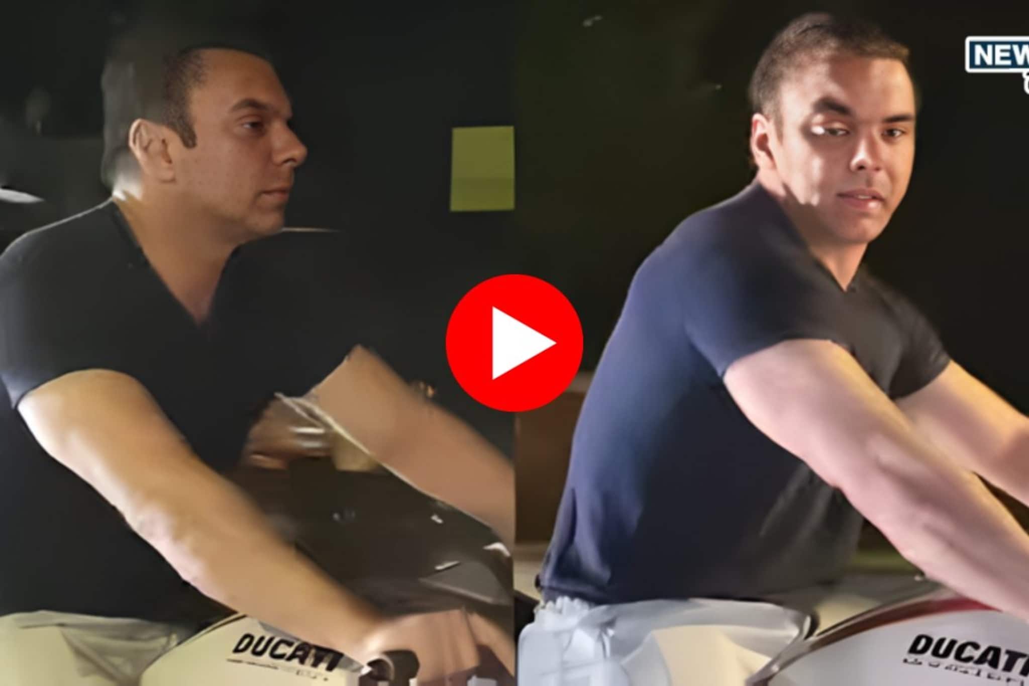 विना हेल्मेट बाईक चालवणाऱ्या सोहेल खानला नेटकऱ्यांनी घडवली अद्दल, VIDEO VIRAL