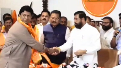 Thackeray Alliance Announced, MNS District President Jumps to Shinde Shiv Sena
