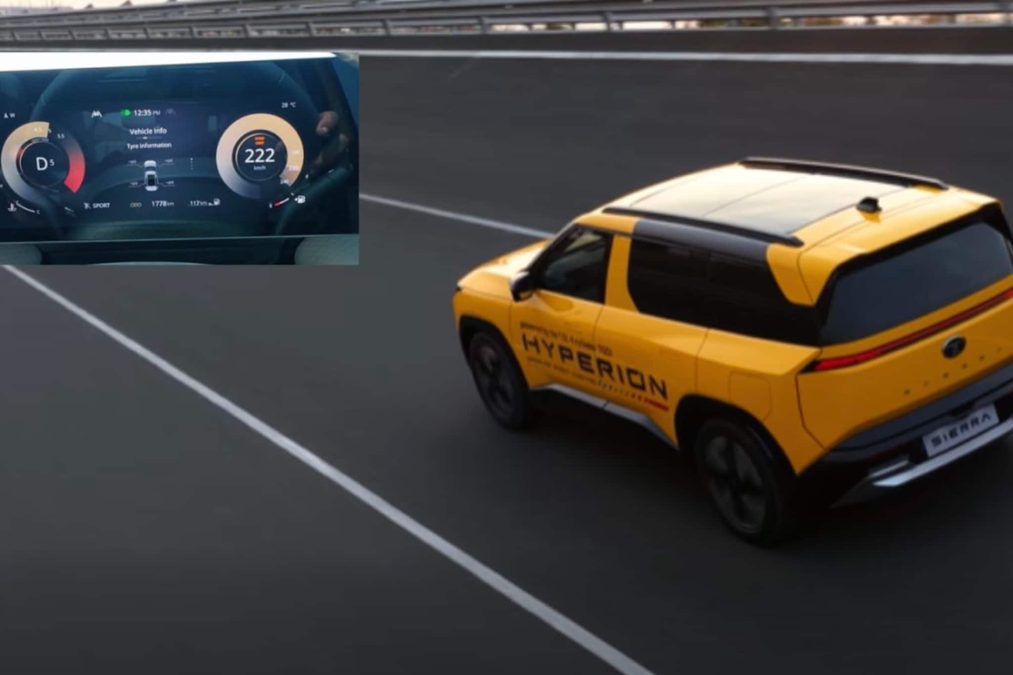 Creta काहीच नाही! Tata Sierra चा टॉप स्पीड रिपोर्ट आला समोर, सगळेच शॉक; VIDEO Creta काहीच नाही! Tata Sierra चा टॉप स्पीड रिपोर्ट आला समोर, सगळेच शॉक; VIDEO