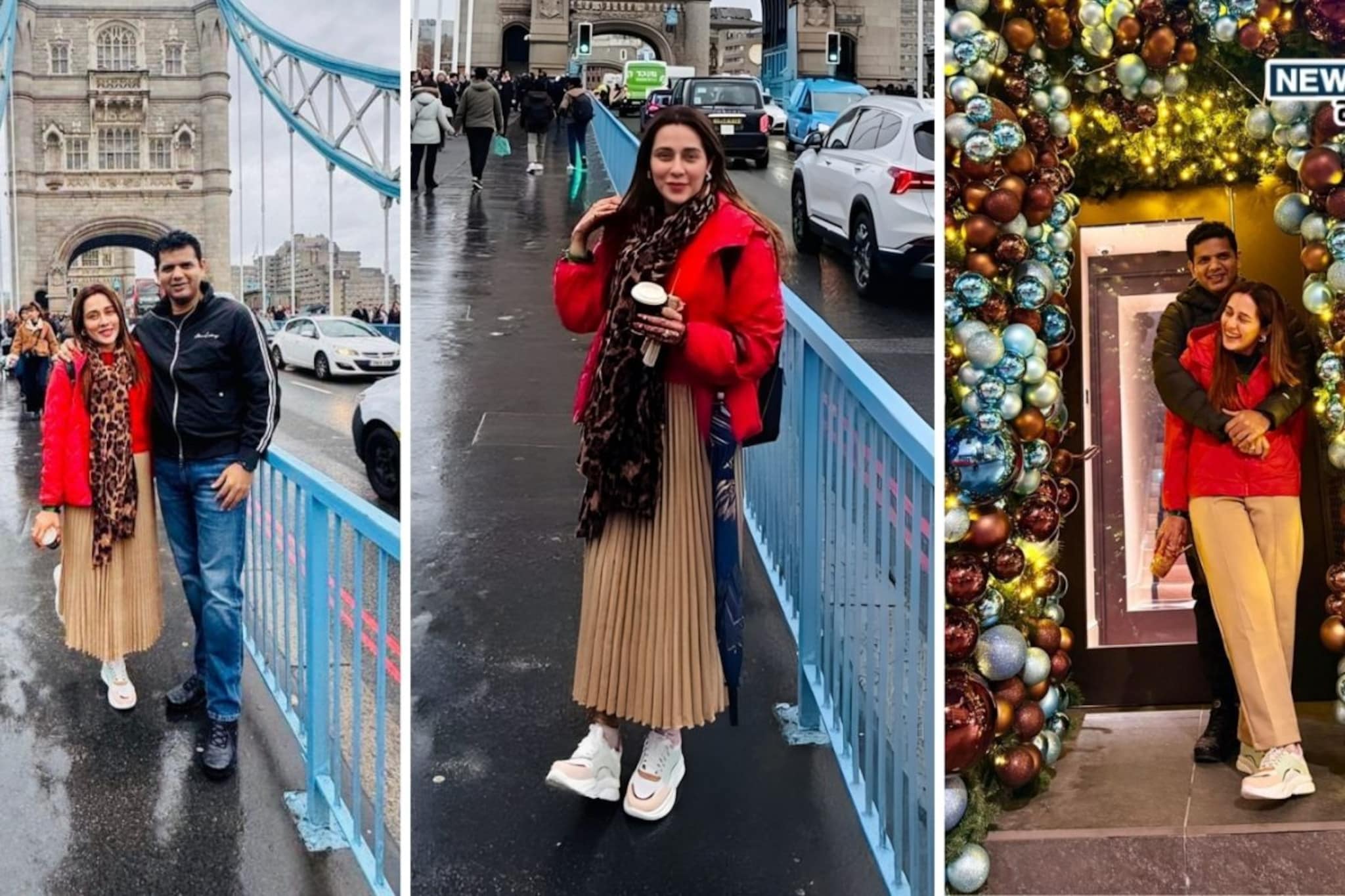 कुठं कुठं जायाचं हनिमूनला! लंडनच्या ब्रीजवर तेजस्विनी लोणारीचा रोमँटिक अंदाज