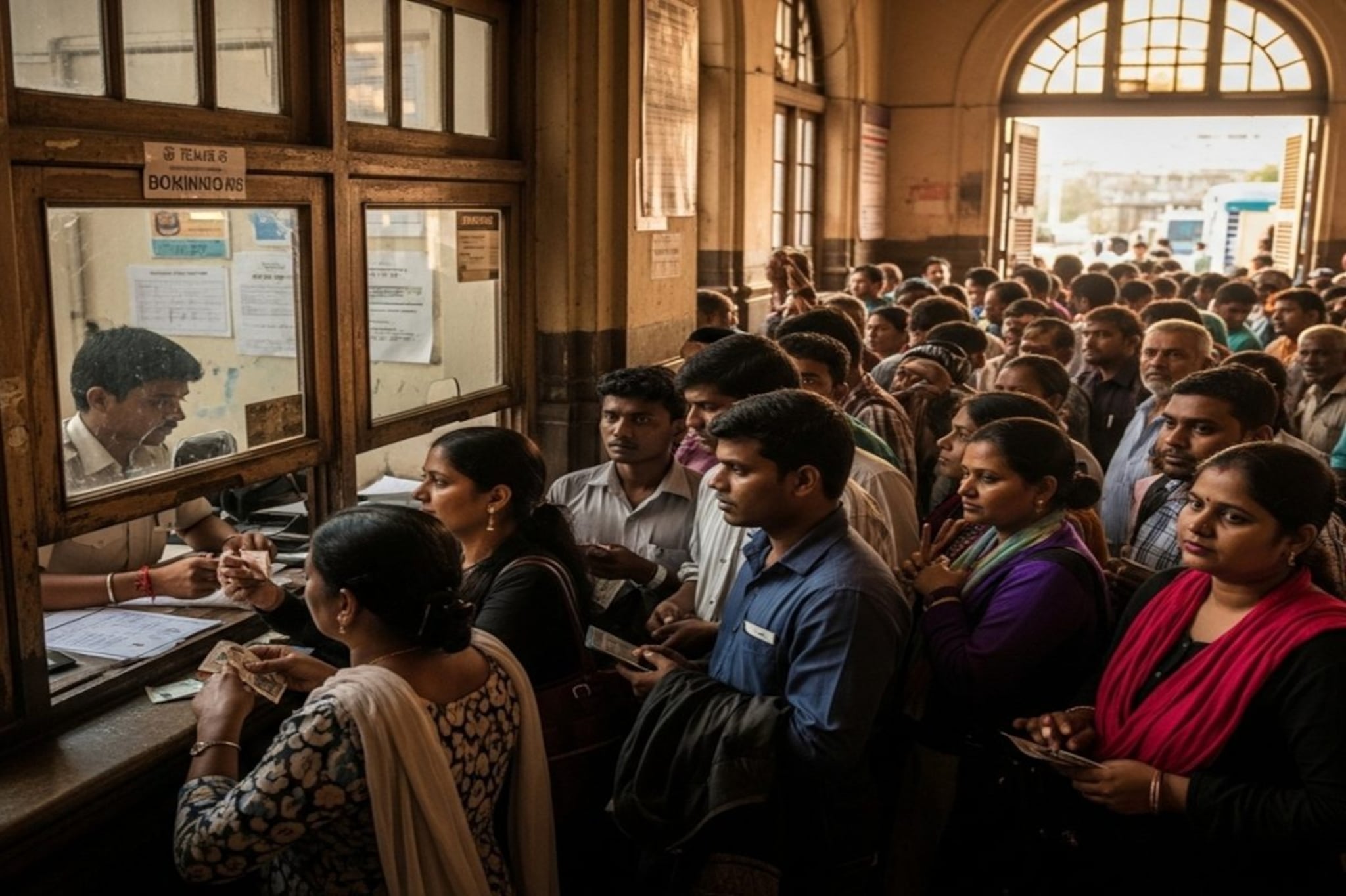 रेल्वेनं प्रवास करणाऱ्यांच्या खिशाला कात्री, आजपासून तिकीटाच्या दरात वाढ