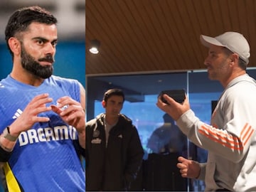 सीरिजमध्ये 302 रन करूनही विराट इम्पॅक्ट प्लेअर नाही, कोचने भलत्यालाच दिला अवॉर्ड, ड्रेसिंग रूमचा Video सीरिजमध्ये 302 रन करूनही विराट इम्पॅक्ट प्लेअर नाही, कोचने भलत्यालाच दिला अवॉर्ड, ड्रेसिंग रूमचा Video