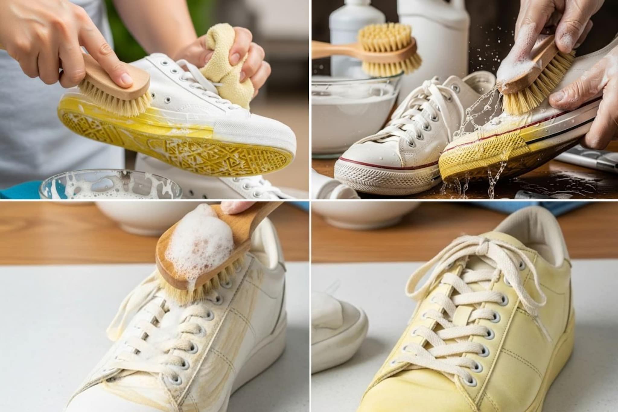 पांढऱ्या शूजवरचे काळे-पिवळे डाग काही मिनिटांत जातील! या 5 युक्त्या वापरून पाहाच