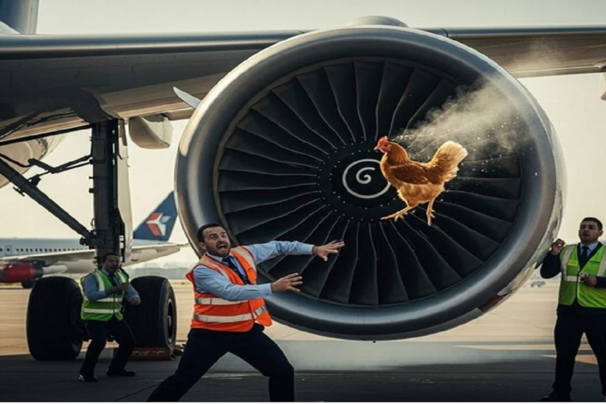 विमानाच्या इंजिनमध्ये कोंबडे का फेकतात? यामागे काही जादू-टोना की सायन्स, पाहाच