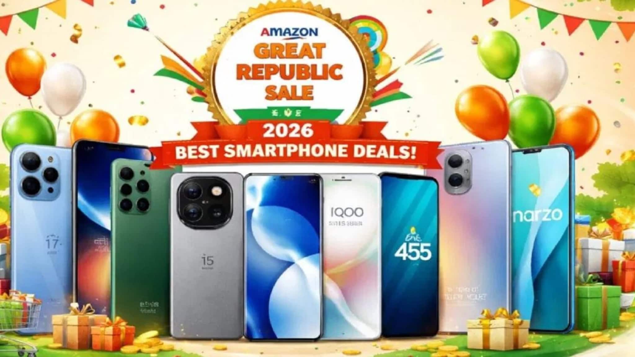 Amazon Saleच्या टॉप मोबाईल डील्स! 7-8 हजारांत मिळताय जबरदस्त मोबाईल