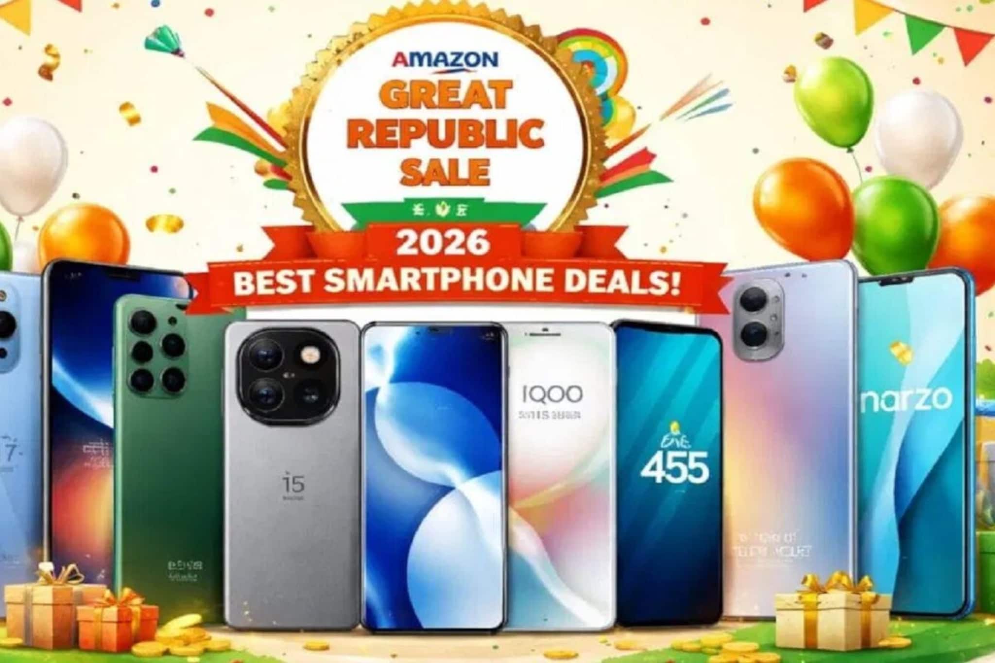 Amazon Saleच्या टॉप मोबाईल डील्स! 7-8 हजारांत मिळताय जबरदस्त मोबाईल