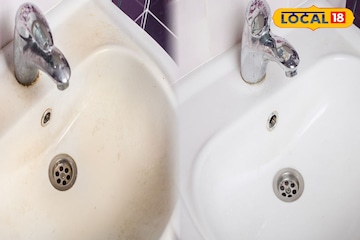 सेरेमिक वॉशबेसिनवर पिवळसर डाग पडलेत? 'हे' सोपे उपाय करा, क्षणांत होईल स्वच्छ सेरेमिक वॉशबेसिनवर पिवळसर डाग पडलेत? 'हे' सोपे उपाय करा, क्षणांत होईल स्वच्छ