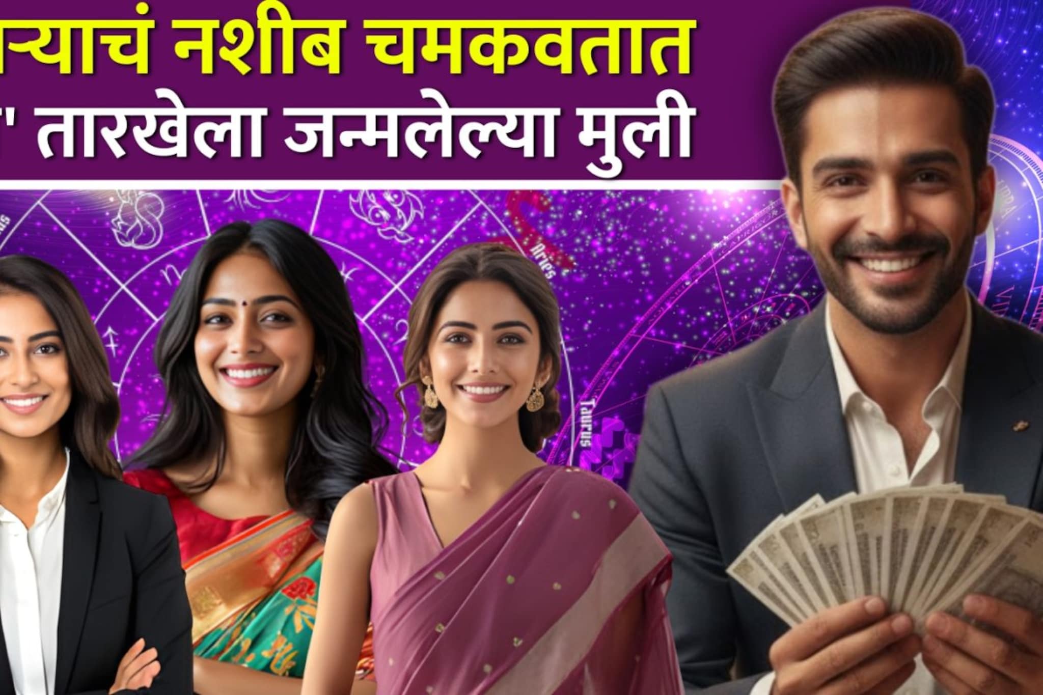नवऱ्याचं नशीब चमकवतात 'या' तारखेला जन्मलेल्या मुली, पार्टनरसाठी ठरतात लकी चार्म