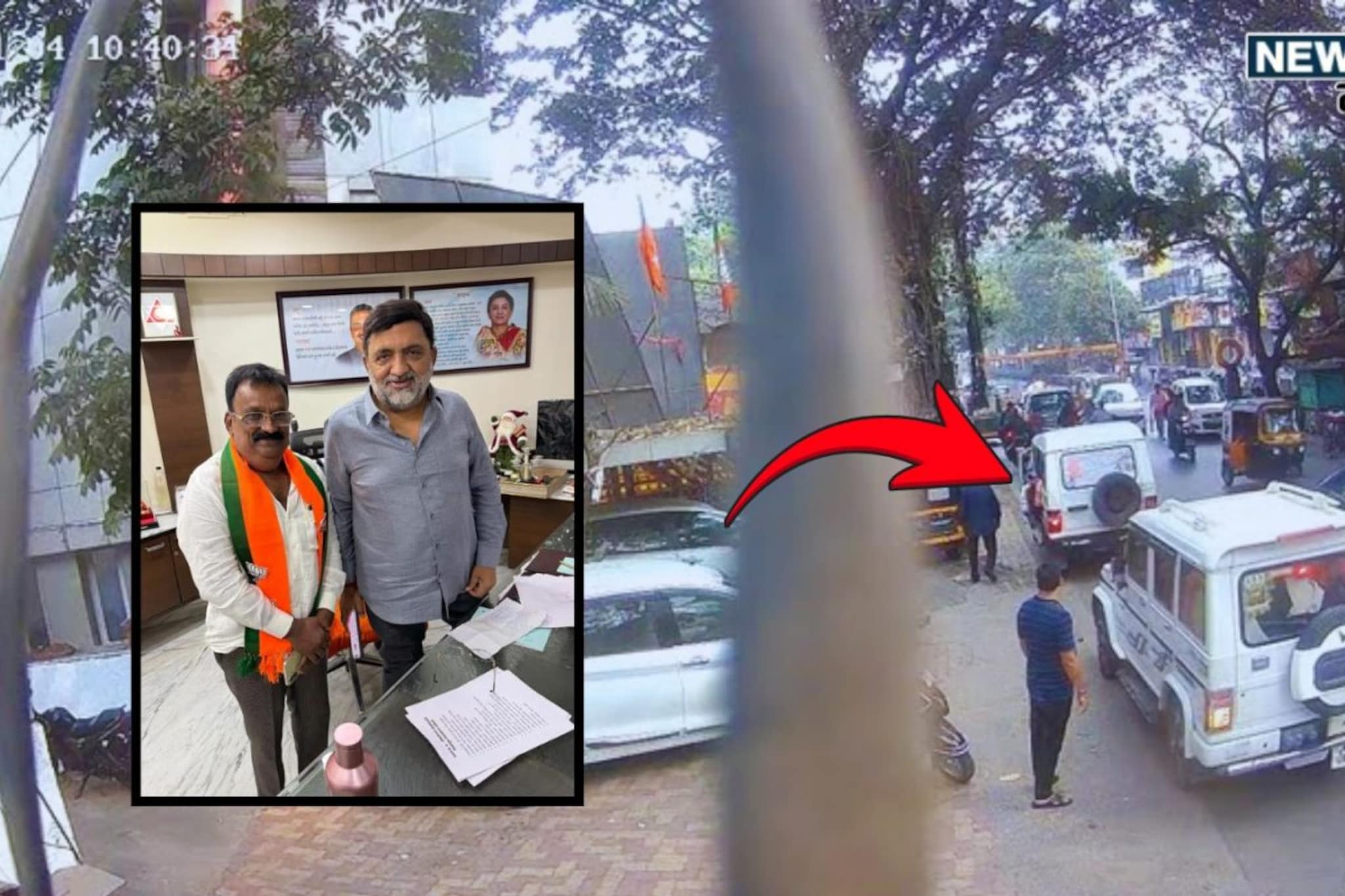 अनिल भोसलेंचा पत्नीसाठी प्रचार, कोर्टाच्या नियमाला केराची टोपली; CCTV समोर