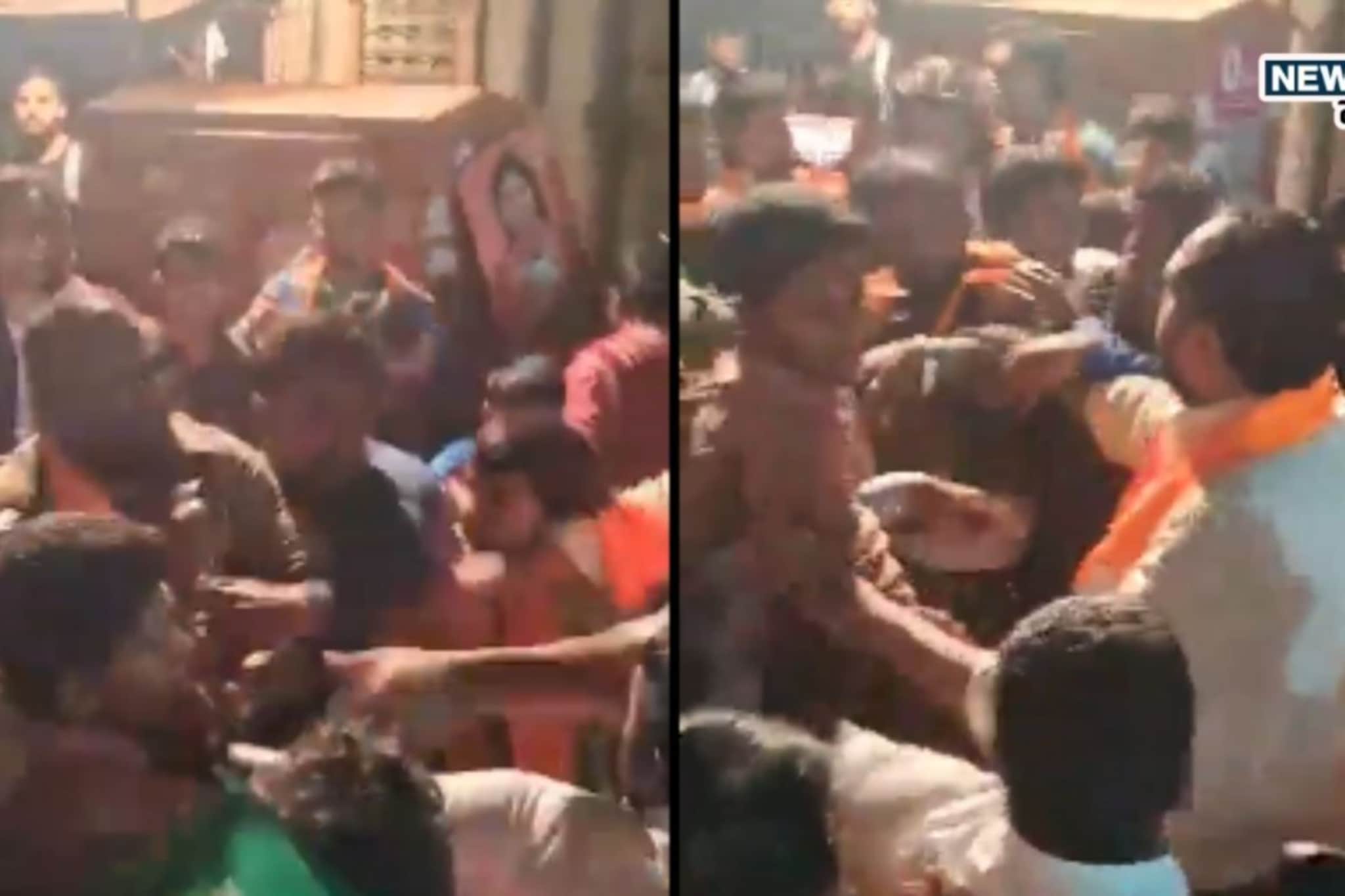 BJP Shiv Sena UBT Clash: मुंबईत प्रचाराला गालबोट, भाजप-ठाकरे गटाच्या कार्यकर्त्यांमध्ये हाणामारी, राड्यानंतर पोलीस अॅक्शन मोडवर BJP Shiv Sena UBT Clash: मुंबईत प्रचाराला गालबोट, भाजप-ठाकरे गटाच्या कार्यकर्त्यांमध्ये हाणामारी, राड्यानंतर पोलीस अॅक्शन मोडवर