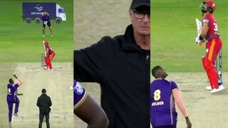 DC vs ADKR Jason Holder No ball delivery 