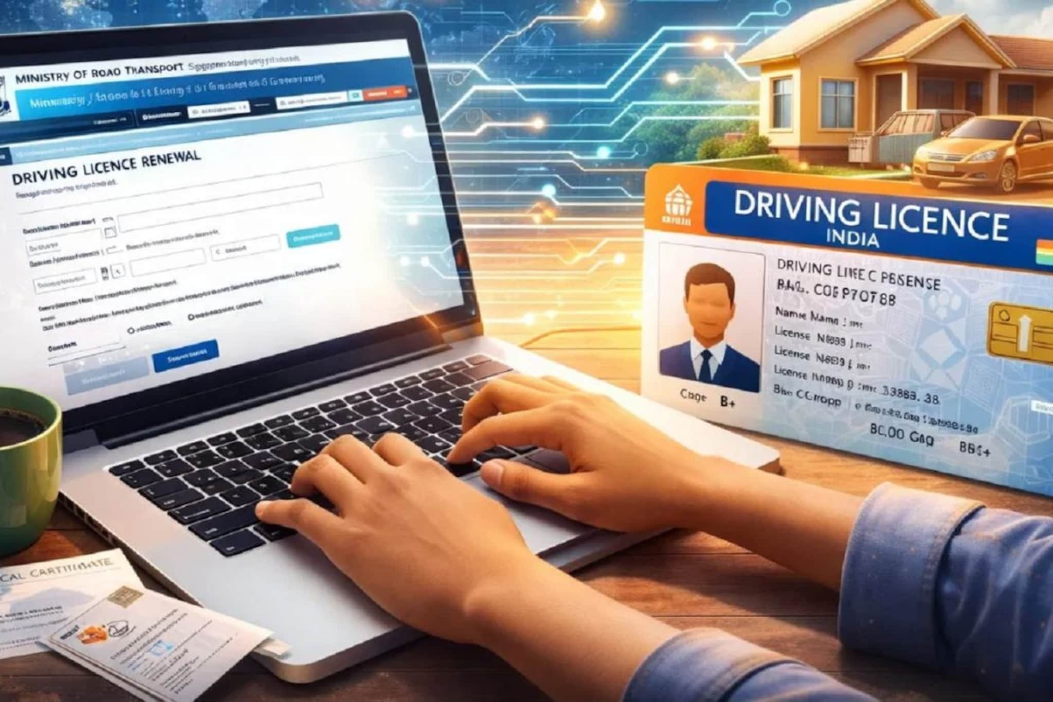 RTOच्या चकरा मारायची गरजच नाही! 2026मध्ये घरीच रिन्यू होईल ड्रायव्हिंग लायसेन्स RTOच्या चकरा मारायची गरजच नाही! 2026मध्ये घरीच रिन्यू होईल ड्रायव्हिंग लायसेन्स