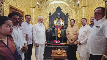सोशल मीडियावर शिवाजी महाराजांचं मंदिर पाहिलं, मंत्री दादा भुसे भिवंडीत राजांच्या
